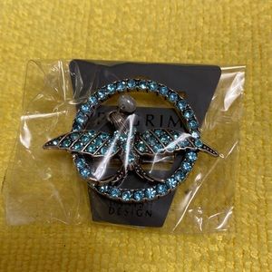 Brand New Pilgrim Brooch Denmark Danish Design Handmade in Box